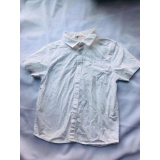 エイチアンドエム(H&M)のキッズ白シャツ(ブラウス)