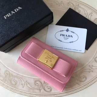 プラダ(PRADA)の新品♡プラダ♡リボンキーケース(キーケース)