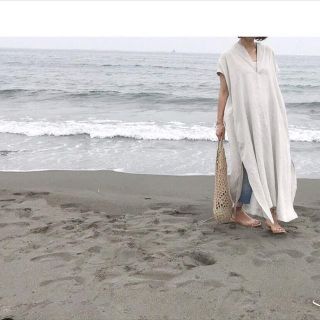 ロンハーマン(Ron Herman)のARGUE Linen Yarn Dyed Twill Dress(ロングワンピース/マキシワンピース)