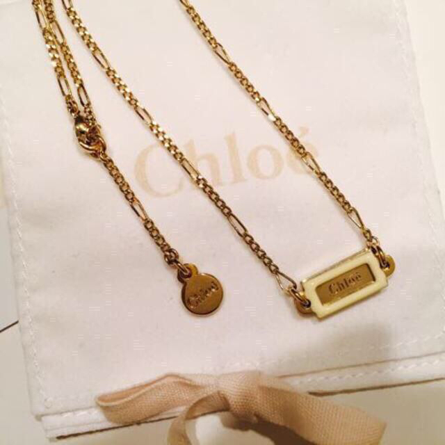 Chloe(クロエ)のChloe☆プレートネックレス レディースのアクセサリー(ネックレス)の商品写真