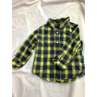 ベビーギャップ(babyGAP)のGAPキッズチェック柄シャツ 秋冬(ブラウス)