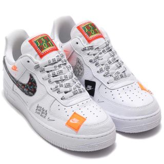 ナイキ(NIKE)のNIKE AIR FORCE 1 '07 PRM JDI WHITE/BLACK(スニーカー)