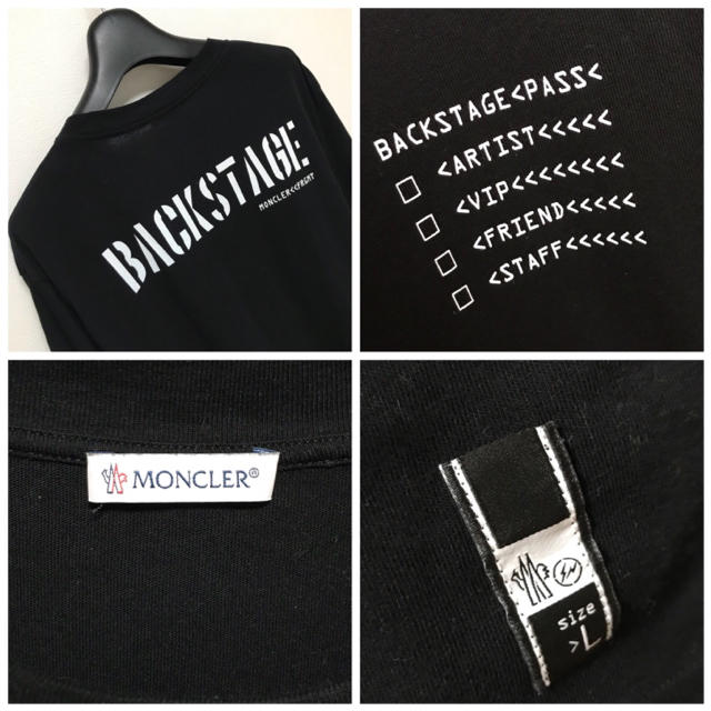 MONCLER(モンクレール)のタオル様専用 MONCLER フラグメント モンクレール BACKSTAGE  メンズのトップス(Tシャツ/カットソー(半袖/袖なし))の商品写真