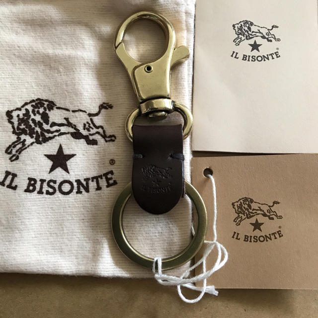 IL BISONTE(イルビゾンテ)のILBISONTEキーリング メンズのファッション小物(キーホルダー)の商品写真