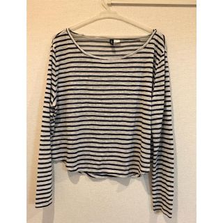 エイチアンドエム(H&M)の［kiyokiyo様専用］長袖ボーダーTシャツ(Tシャツ(長袖/七分))