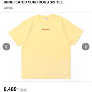 アンディフィーテッド(UNDEFEATED)の新品 定価以下 UNDEFEATED ドッグTシャツ size M(Tシャツ/カットソー(半袖/袖なし))