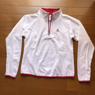 ルコックスポルティフ(le coq sportif)のルコック レディース テニスウェア 長袖シャツ 白  Lサイズ(ウェア)