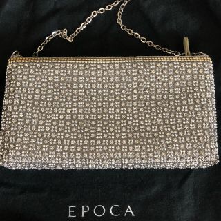 エポカ(EPOCA)の【お値下げ品】☆美品☆ EPOCA(エポカ) パーティーバッグ シルバー(クラッチバッグ)