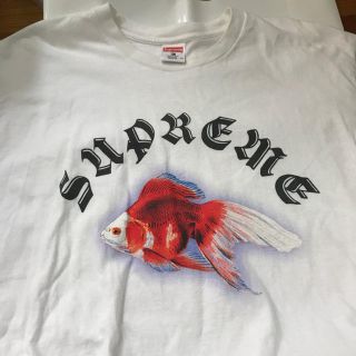 シュプリーム(Supreme)の込 希少XL supreme sasquatch gold fish tee金魚(Tシャツ/カットソー(半袖/袖なし))