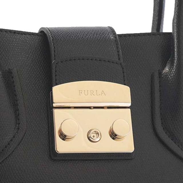 Furla(フルラ)のフルラ 2WAYトートバッグ メトロポリスS レザー オニキスブラック レディースのバッグ(トートバッグ)の商品写真