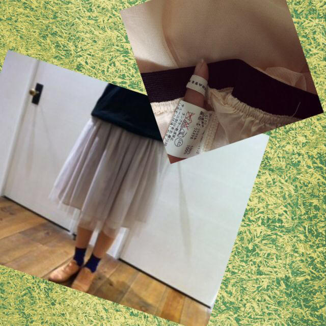 bulle de savon(ビュルデサボン)のビュルデサボン チュールスカート レディースのスカート(ひざ丈スカート)の商品写真