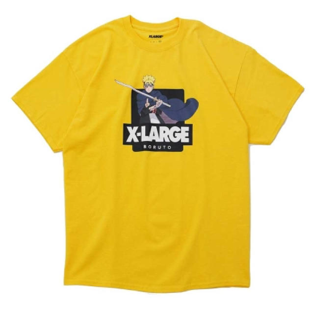 XLARGE(エクストララージ)のxlarge naruto ナルト tee yellow M メンズのトップス(Tシャツ/カットソー(半袖/袖なし))の商品写真