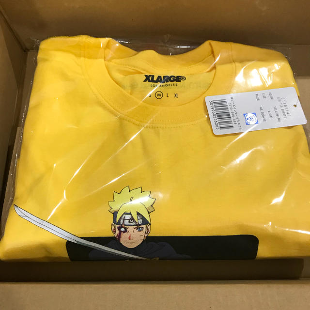 XLARGE(エクストララージ)のxlarge naruto ナルト tee yellow M メンズのトップス(Tシャツ/カットソー(半袖/袖なし))の商品写真