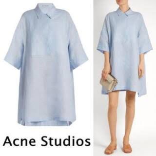 アクネ(ACNE)のAcne Studios シャツワンピ(ひざ丈ワンピース)