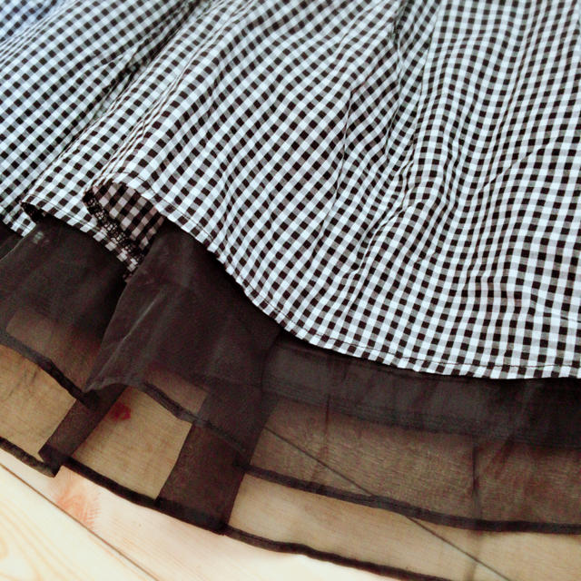 evelyn(エブリン)のギンガムチェックスカート レディースのスカート(ミニスカート)の商品写真
