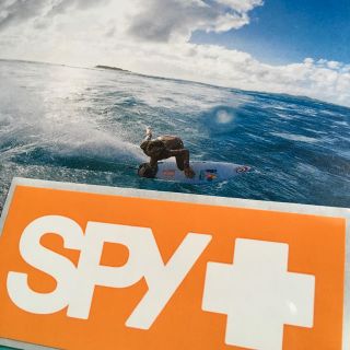 スパイ(SPY)のSPYスパイ オプティカルUS限定オレンジBOXバナー ステッカー(その他)