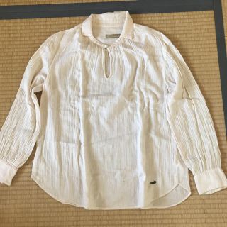 クロコダイル(Crocodile)の★あやたかさま専用★クロコダイル コットンシャツ&ニットベスト2点セット(シャツ/ブラウス(長袖/七分))