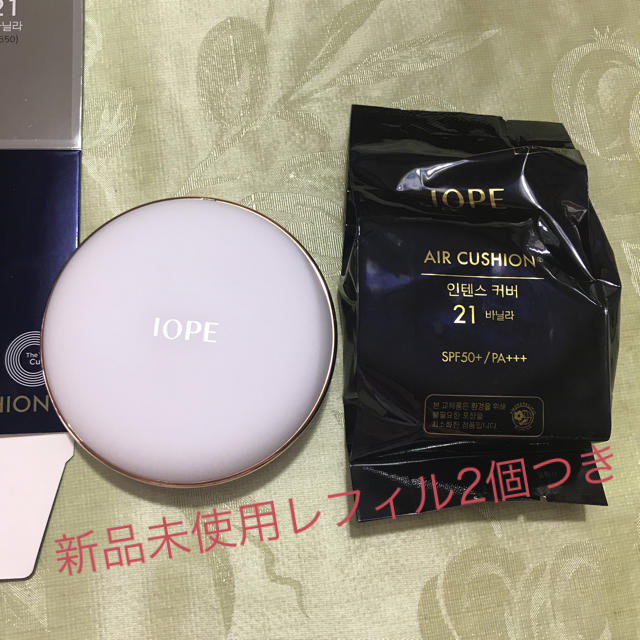 IOPE(アイオペ)のアイオペ  クッションファンデ インテンスカバー21 コスメ/美容のベースメイク/化粧品(ファンデーション)の商品写真