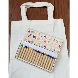 ムジルシリョウヒン(MUJI (無印良品))の《無印良品》布描きクレヨンとトートバッグのセット (クレヨン/パステル)