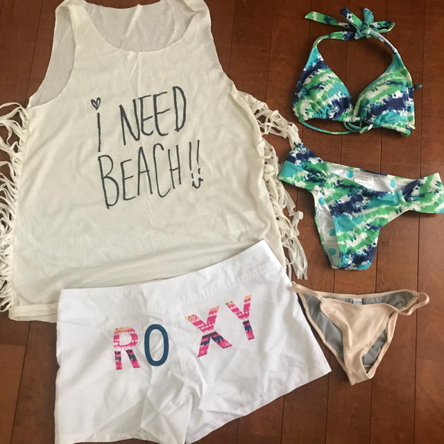 Roxy(ロキシー)のROXY ビキニ ウェア一式セット Sサイズ ロキシー レディースの水着/浴衣(水着)の商品写真