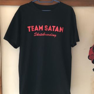 TEAM SATAN SKATE TEAM MR.サタンTシャツ 666