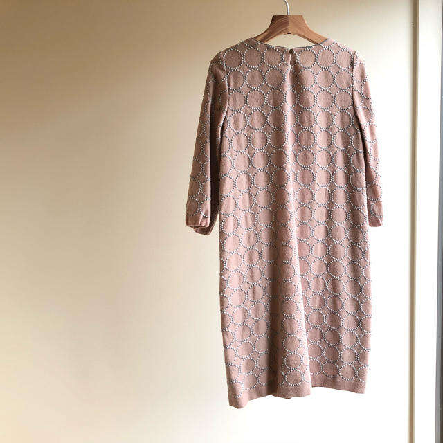 ミナペルホネン タンバリン ワンピース 38 ウール 美品 ハレの日に