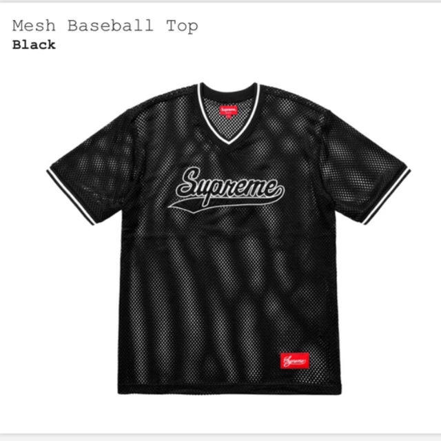 supreme baseball tops L ブラック