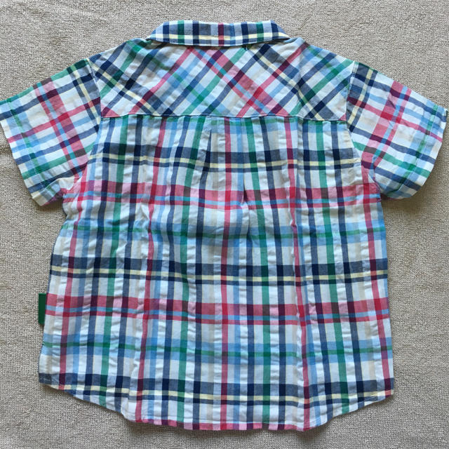 familiar(ファミリア)の半袖 チェックシャツ キッズ/ベビー/マタニティのキッズ服男の子用(90cm~)(ブラウス)の商品写真