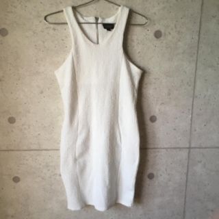 トップショップ(TOPSHOP)の白ワンピース(ミニワンピース)