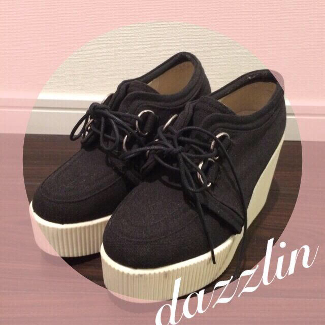 dazzlin(ダズリン)のdazzlin♡厚底キャンバススニーカー レディースの靴/シューズ(スニーカー)の商品写真