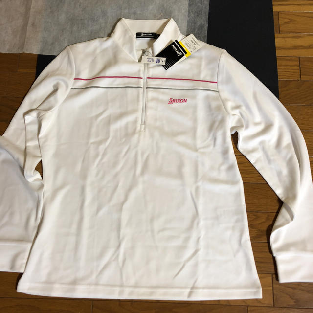 Srixon(スリクソン)のスリクソン長袖白シャツ スポーツ/アウトドアのテニス(ウェア)の商品写真