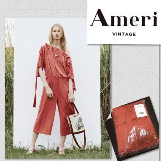 アメリヴィンテージ(Ameri VINTAGE)のアメリヴィンテージ　オールインワン　コーラルピンク(その他)