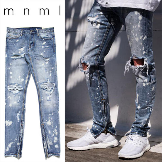 MNML (ミニマル) M1 SPLASH STRETCH DENIM