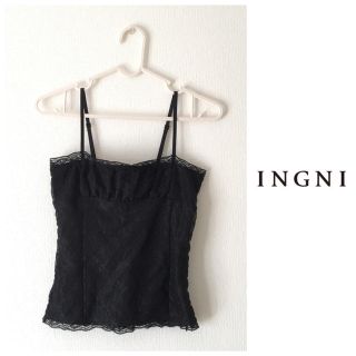 イング(INGNI)の美品＊イング＊レースキャミソール 小花柄(キャミソール)