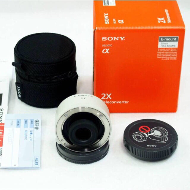 SONY(ソニー)のよはまり様専用品。Sony x2 テレコンバーター sel20tc スマホ/家電/カメラのカメラ(レンズ(単焦点))の商品写真