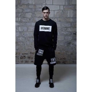 フードバイエアー(HOOD BY AIR.)の新品NOTGUILTYHOMME NGHparisスウエット＋ショーツ2点セット(スウェット)