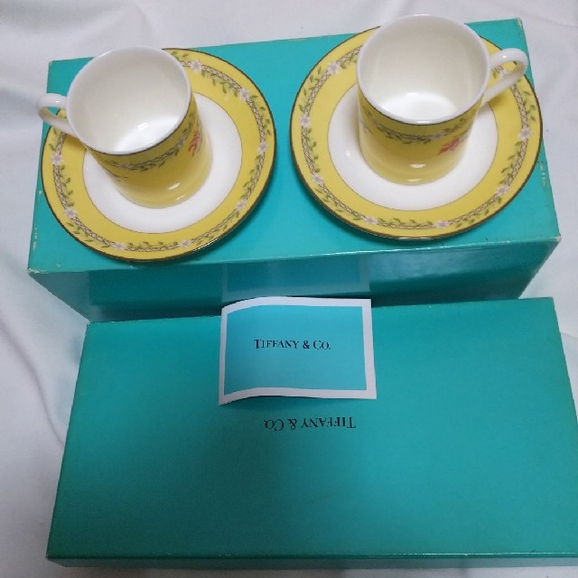 Tiffany Co ティファニー コーヒーカップ ソーサーセットの通販 By Dr マツコ S Shop ティファニーならラクマ