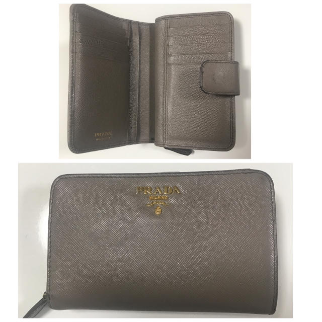 PRADA(プラダ)のPRADA プラダ 二つ折り財布 レディースのファッション小物(財布)の商品写真