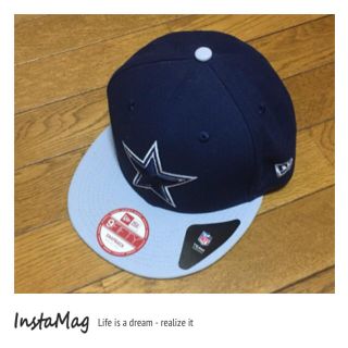 ニューエラー(NEW ERA)のNEWERA【9FIFTY】COWBOYS CAP ネイビー×グレー(キャップ)