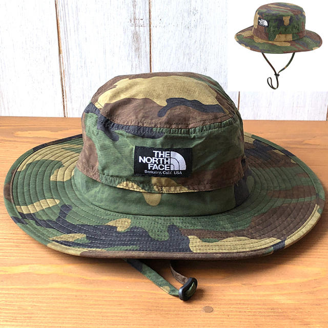 ベルギー製 ザ ノースフェイス ラフィアハット 迷彩柄 THE NORTH FACE