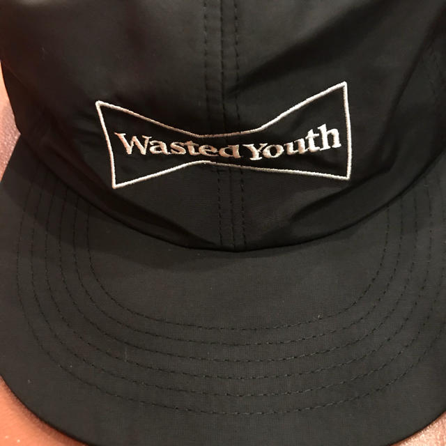 最安 黒 wasted youth cap