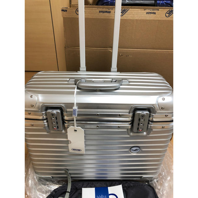 RIMOWA/リモワ キャリーケース 旧ロゴ  86L 付属品等有！アルミニウム