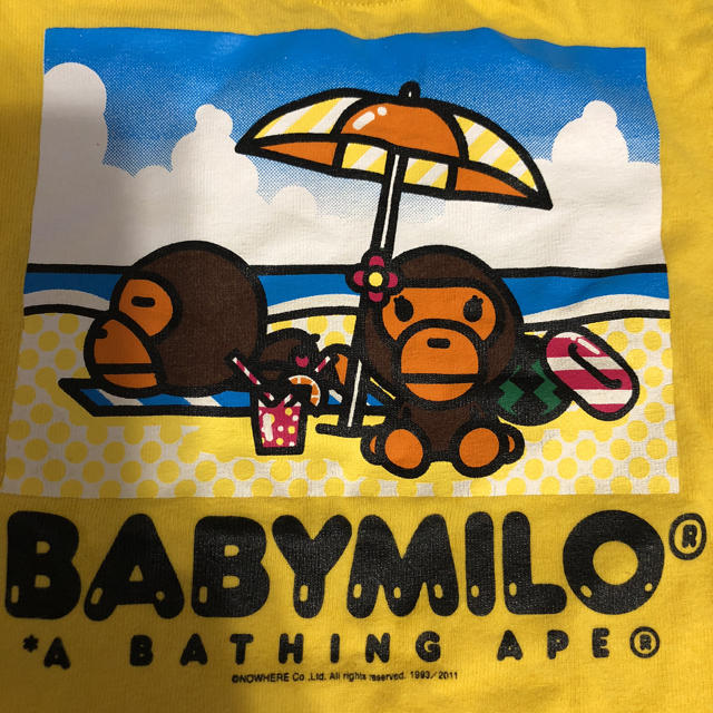 A BATHING APE(アベイシングエイプ)のBAPE KIDS☆Tシャツ キッズ/ベビー/マタニティのベビー服(~85cm)(Ｔシャツ)の商品写真