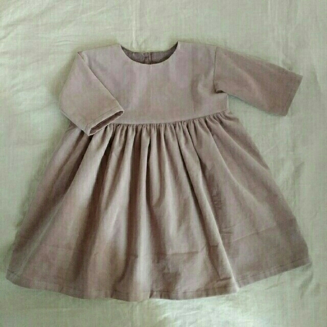 ハンドメイド　ワンピース90㌢　専用 キッズ/ベビー/マタニティのキッズ服女の子用(90cm~)(ワンピース)の商品写真