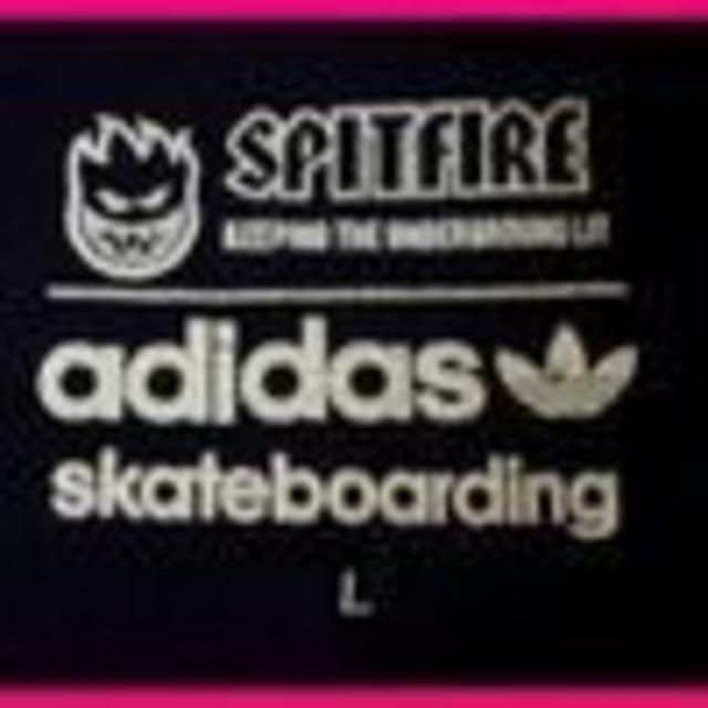 adidas(アディダス)のSPITFIRE×adidas希少！コラボ【美品】TシャツL　 SKATEBOA メンズのトップス(Tシャツ/カットソー(半袖/袖なし))の商品写真