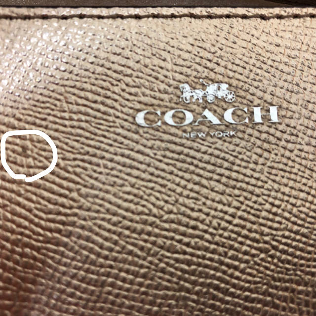 COACH(コーチ)の[新品]コーチ リストレットポーチ シャンパンゴールド レディースのファッション小物(ポーチ)の商品写真