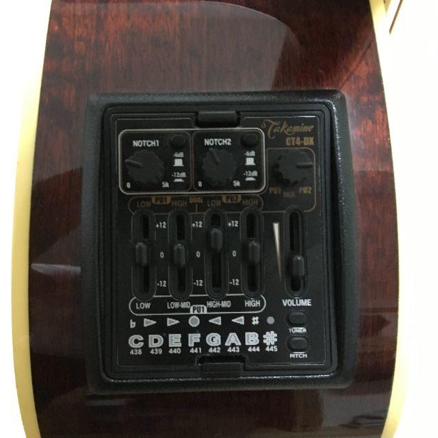 ＴＡＫＡＭＩＮＥ（タカミネ）エレアコ　ＤＭＰ015ＶＮ　純正ハードケース付き 楽器のギター(アコースティックギター)の商品写真