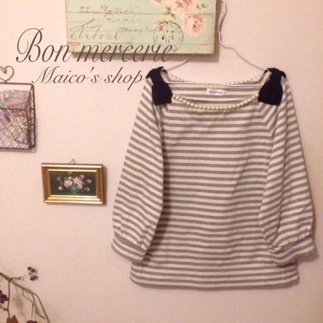 anatelier(アナトリエ)のBon mercerie♡リボントップス レディースのトップス(カットソー(長袖/七分))の商品写真