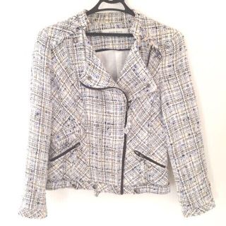 ザラ(ZARA)の新品♡ツィードライダース♡ZARA(ライダースジャケット)