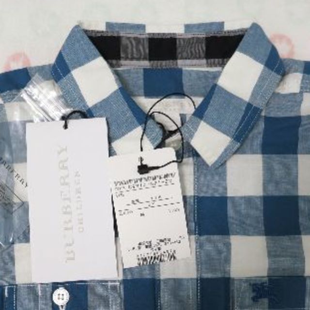 BURBERRY(バーバリー)の新品未使用タグ付き⭐︎よそゆき⭐︎バーバーリー キッズ/ベビー/マタニティのキッズ服男の子用(90cm~)(ブラウス)の商品写真